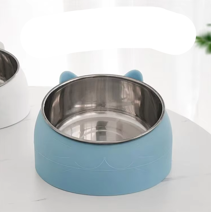15-Degree Inclined Cat Bowl for Comfortable Feeding