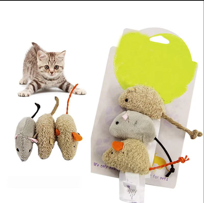 Plush Cat Toys - Interactive Hunting Game for Playful House Tigers