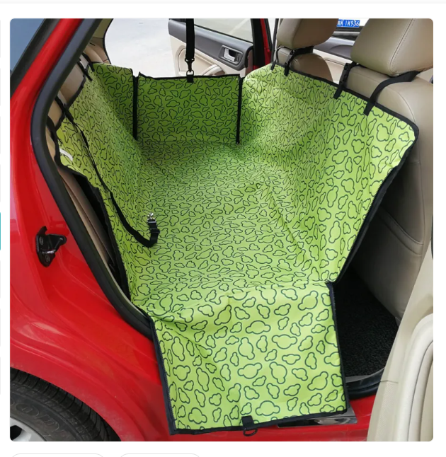 Pet Car Seat Cover - Non-Slip and Waterproof for Dogs and Cats