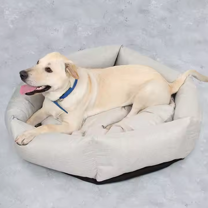 Comfortable Dog Bed - Soft Pet Bed with High Sides for Extra Comfort