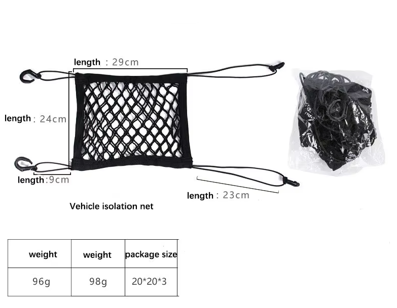 Car Mesh Storage Bag – Practical for Car Interior