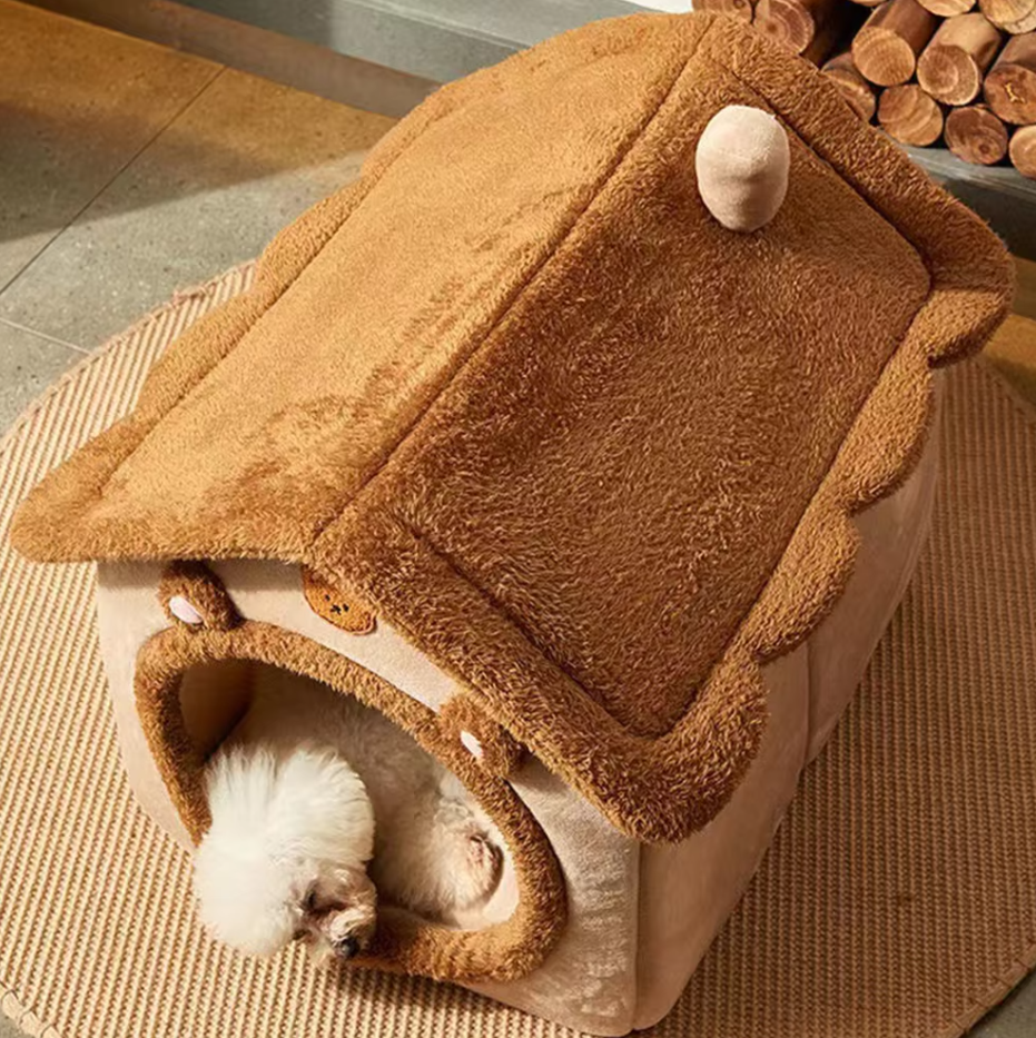 The Comfortable Pet House – Soft and Heated Bed for Cats and Dogs with a Cozy Design