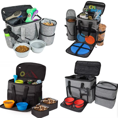 Multifunctional Travel Bag for Dogs - Practical Storage for Food, Toys, and Accessories