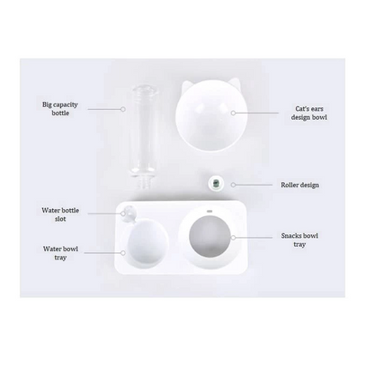 Automatic Water and Food Dispenser for Pets