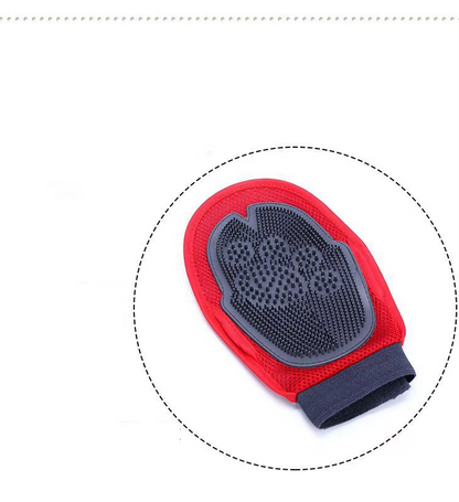 Dog Bath Mitt - Massage and Coat Brush for Dogs for Gentle Cleaning and Care