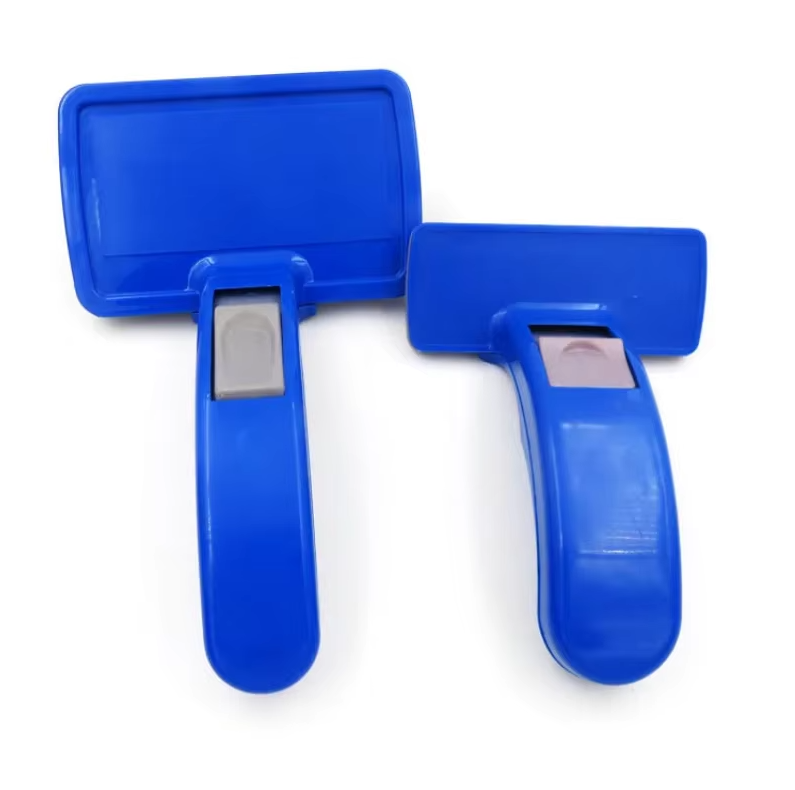 Self-Cleaning Pet Brush with Silicone Bristles for Effortless Grooming
