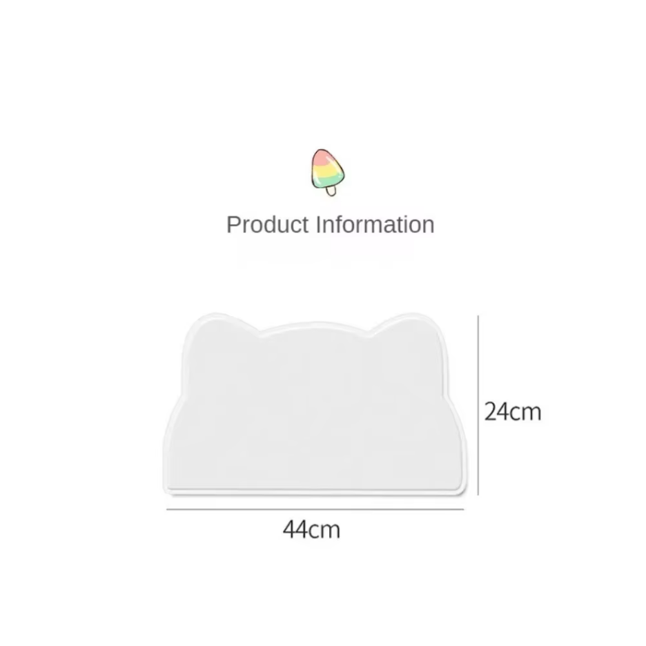 Cat Bowl Mat with Non-Slip Bottom
