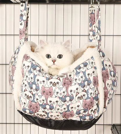 Cat Resting Bed with Cat Pattern – Soft and Comfortable Cat Bed