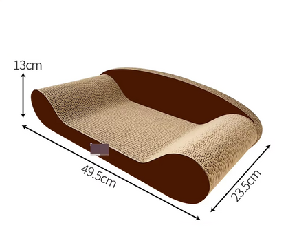 Leopard-Design Cat Scratching Mat and Resting Surface – Stable and Comfortable