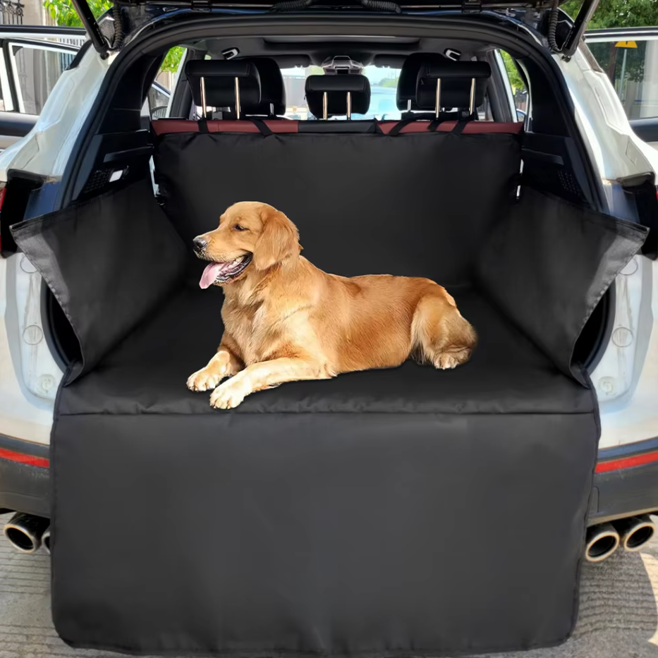 Waterproof Trunk Cover for Dogs - Non-Slip Car Protection Blanket with Side Protection