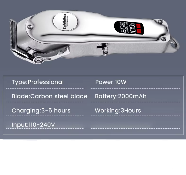 Professional Pet Clipper - Wireless Clipper for Dogs and Cats