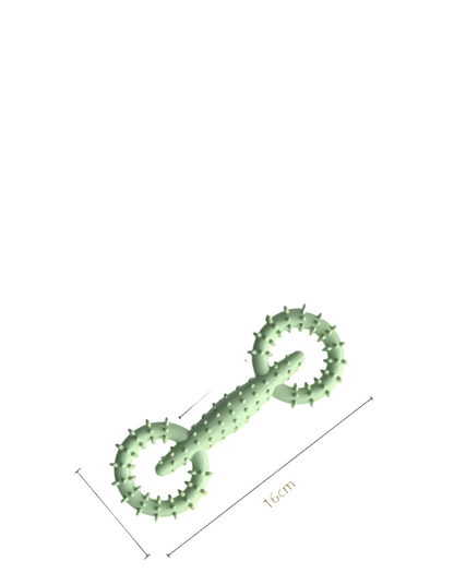 Dog Teething Ring Toy - Tooth Cleaning and Chewing Fun