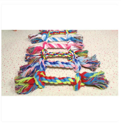 Dog Rope Toys - Multicoloured Chew Toys for Dogs