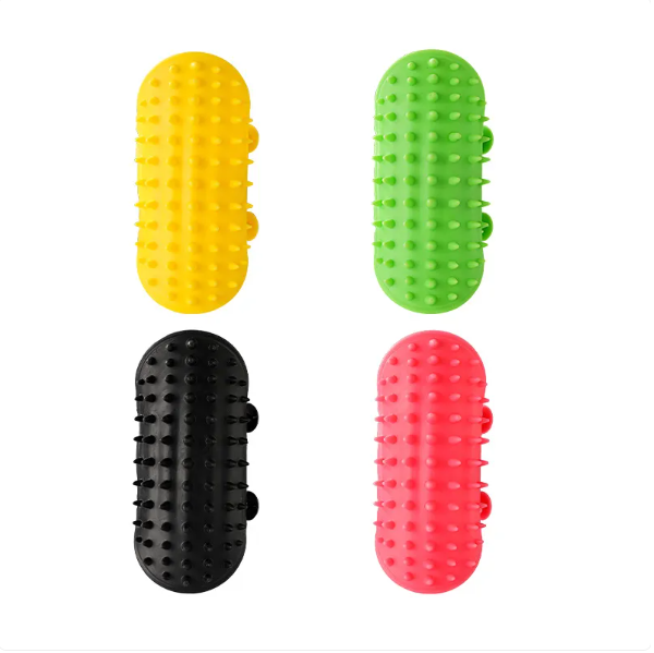 Cat Scratcher Brush to Relieve Itching - Multicoloured Silicone Brush for Pets