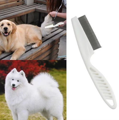 Flea Comb Kit for Pets - Fine-Toothed Comb for Cats and Dogs