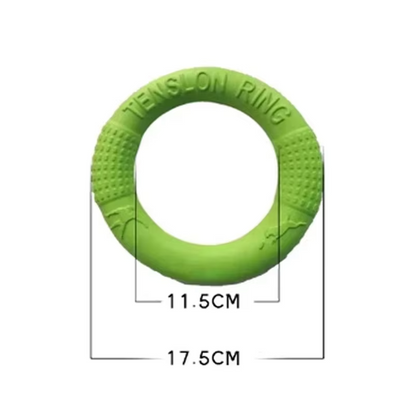 Durable Throw and Bite Ring - Interactive Dog Toy for Active Fun