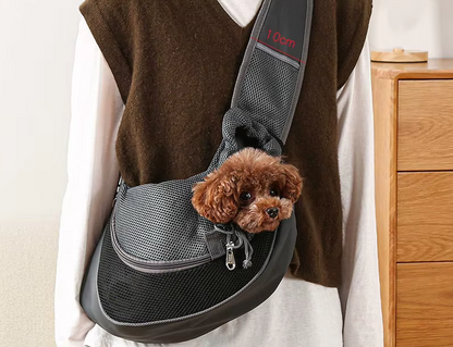 Dog Carrier Bag Shoulder Bag - Comfortable and Breathable Pet Carrier for Travel