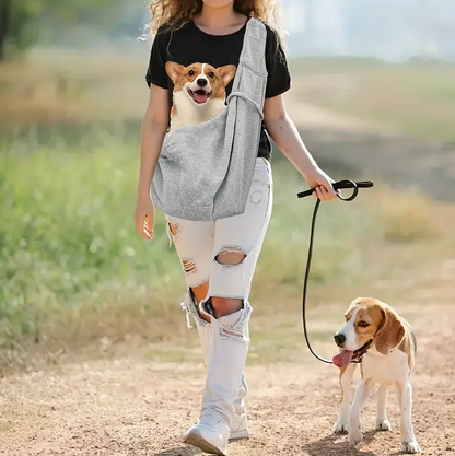 Dog Carrier Bag Shoulder Bag - Comfortable and Adjustable Pet Carrier for Small Dogs and Cats