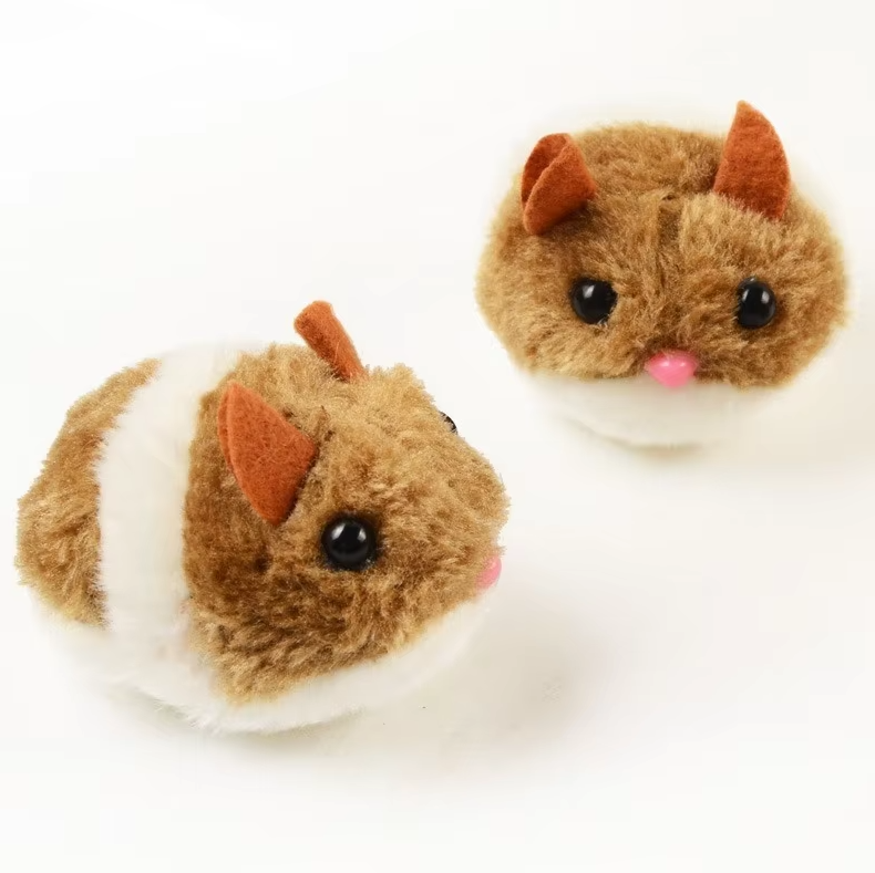 Interactive Cat Toys – Plush Electric Hamster
