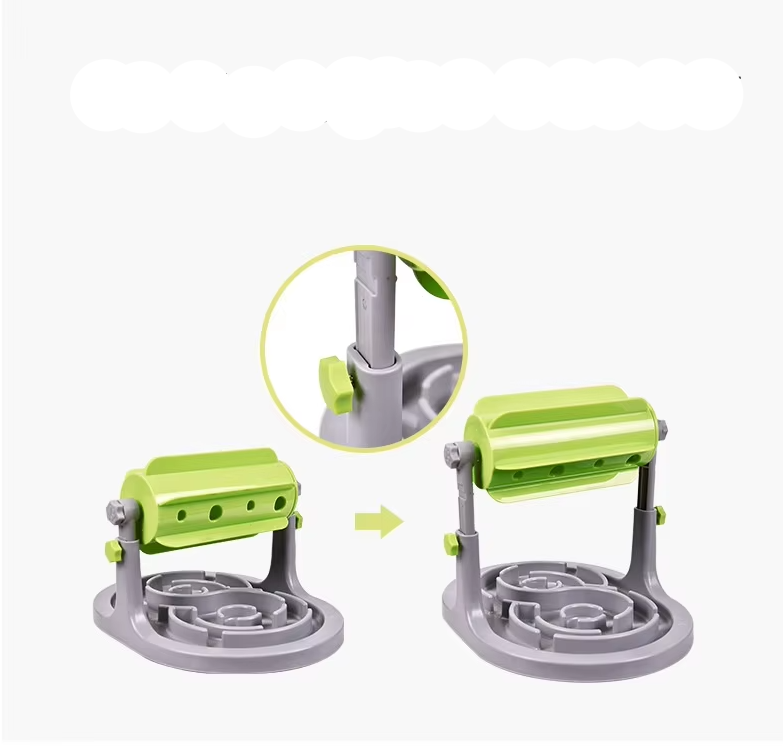 Interactive Dog Food Dispenser with Rotating Function and Non-Slip Bowl