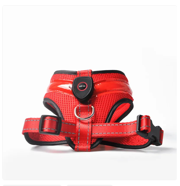Comfortable Dog Harness with Reflective Strips – Breathable and Adjustable