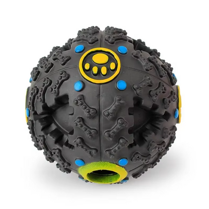 Interactive Squeaky Ball for Dogs – Durable Toy with Treat-Dispensing Function