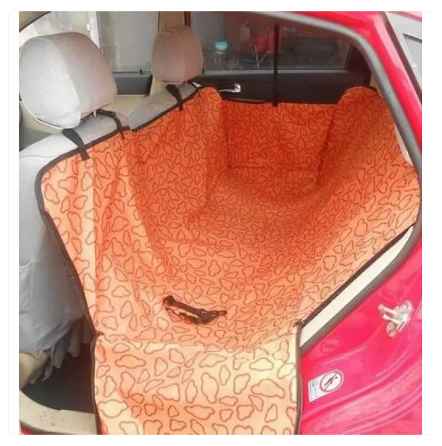 Pet Car Seat Cover - Non-Slip and Waterproof for Dogs and Cats