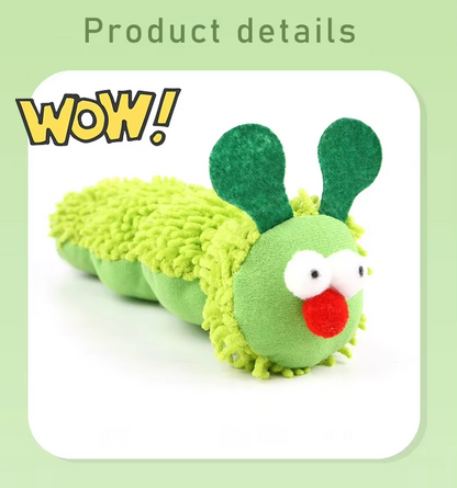 Caterpillar Cat Toy – Soft Plush with Catnip