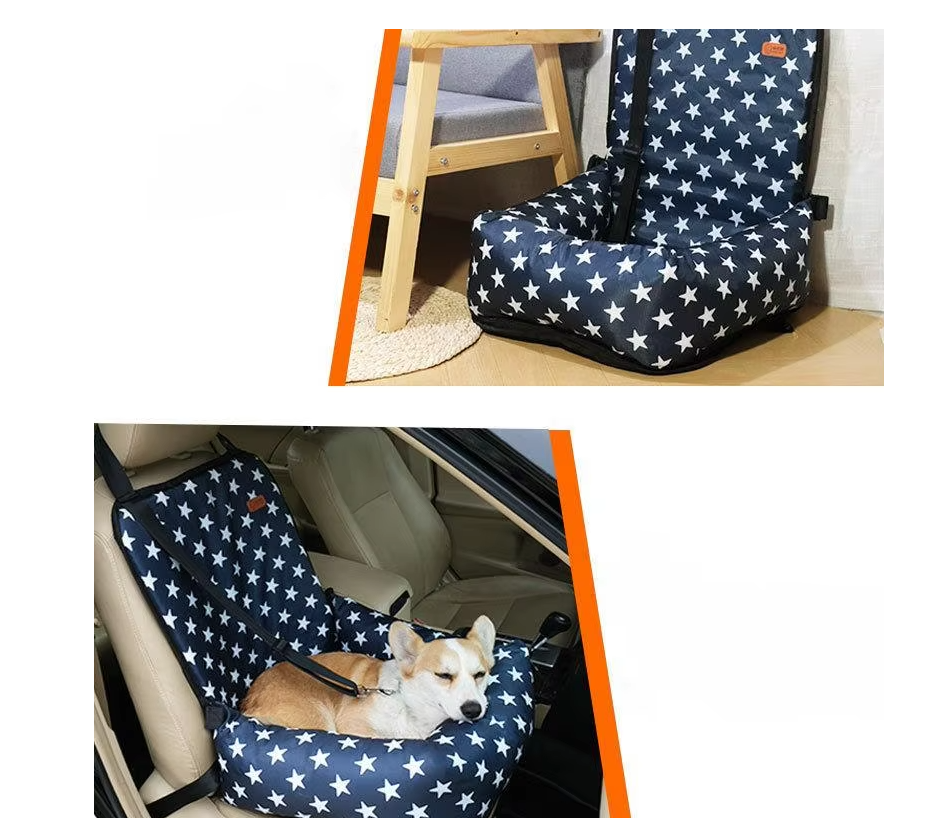 Car Seat for Dogs - Safety Seat for Dogs with Straps and Soft Padding