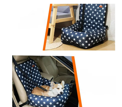 Car Seat for Dogs - Safety Seat for Dogs with Straps and Soft Padding