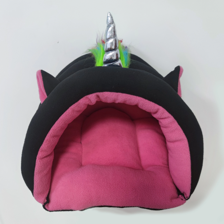 Unicorn Design Cat Bed - Comfortable Bed for Pets, for Cats and Small Dogs