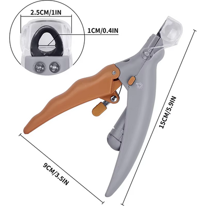 Pet Nail Clipper – Precise and Safe Nail Clipper with LED Magnifying Glass