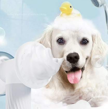 Electric Dog Brush with Massage Function – Gentle Care and Deep Cleaning with USB Recharge