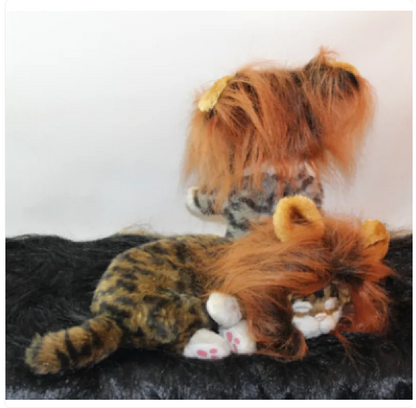Lion Mane for Cats With Ears for Dress-Ups and Fun Photos