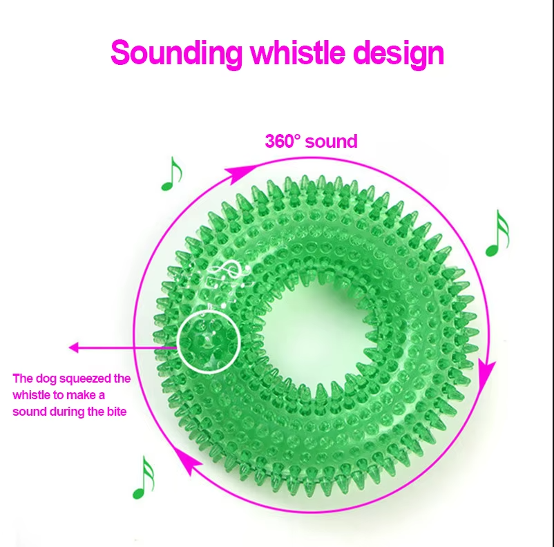 Dog Teething Ring Toys – Durable Chew Toy for Dental Massage