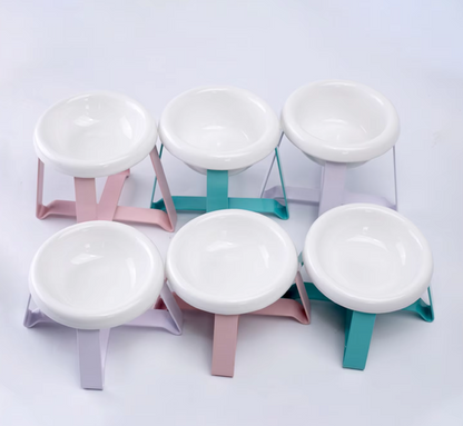 Elevated Dog Bowl – Stylish Bowl with Metal Stand