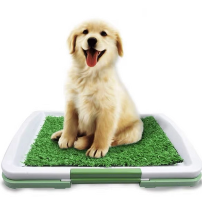 Dog Toilet Mat with Artificial Grass – Non-Slip Mat for Indoor and Outdoor Use