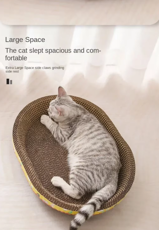Scratch-resistant Cat Tray - Durable Scratching Mat with Large Comfort Area