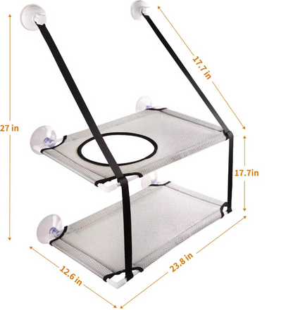 Cat Window - Compact and Stable with Suction Cup Feet