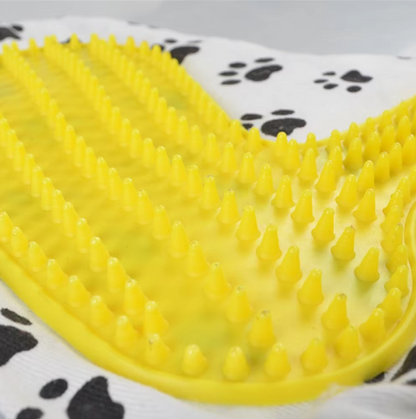 Pet Grooming Glove for Dogs and Cats - Soft Bristle Massage Glove