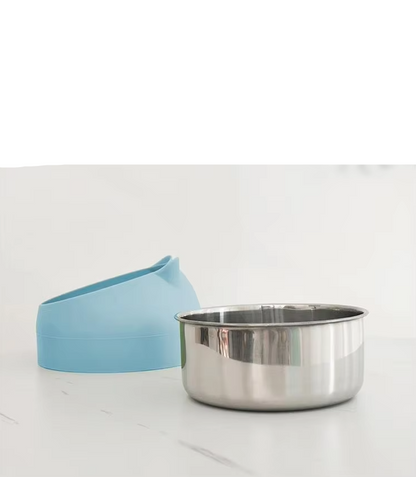 15-Degree Inclined Cat Bowl for Comfortable Feeding