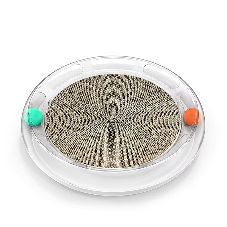 Interactive Cat Toys - Scratcher with Balls for Hours of Fun