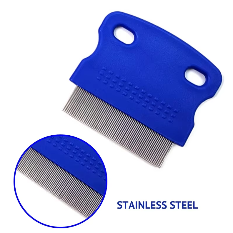 Flea Comb Set for Pets - Fine-Toothed Combs for Cats and Dogs