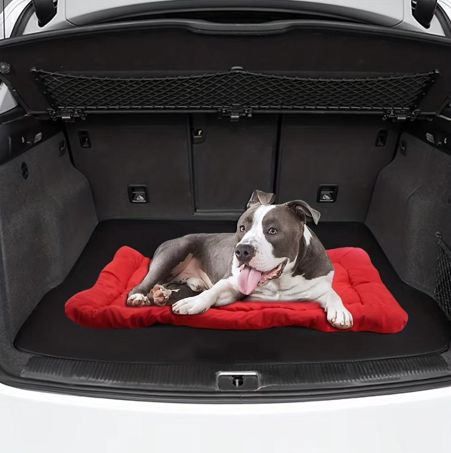Travel Cushion for Dogs - Soft and Washable Dog Bed for Car Sofa Travel