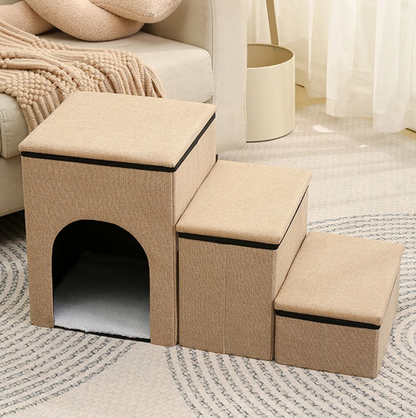 Pet Stairs and Ramp - Stable and Foldable, for Dogs and Cats
