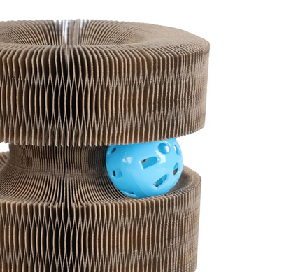 Cat Scratching Toys - With Interactive Ball for Fun Scratching in Different Styles