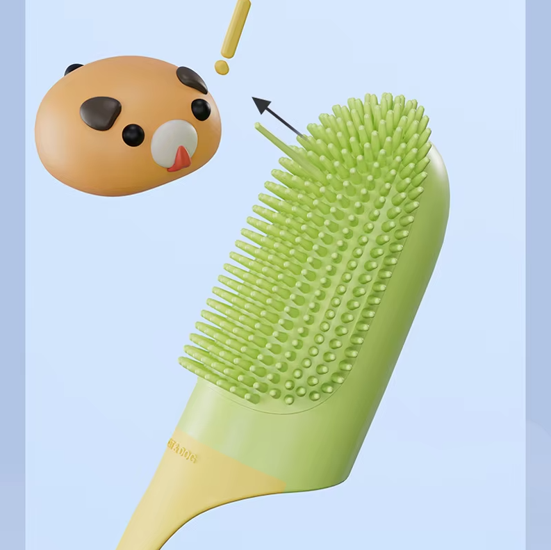 Toothbrush - Soft TPR Brush for Deep Oral Hygiene and Tongue Cleaning