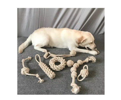 Durable Rope Chew Toy Set – Long-Lasting Fun for Dogs