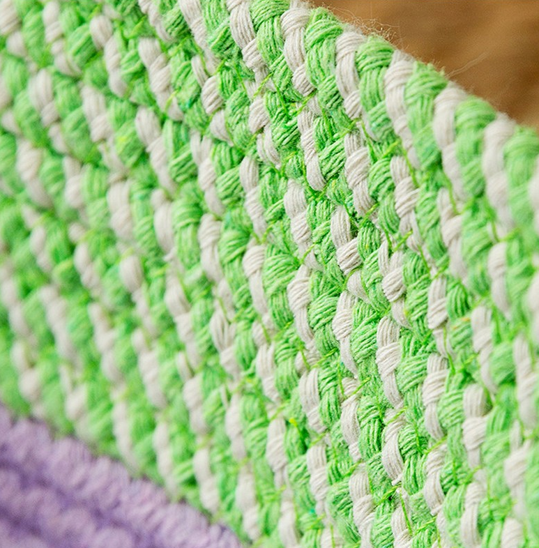 Pretty Handwoven Cotton Rope Cat Bed, Designed in the Shape of an Animal
