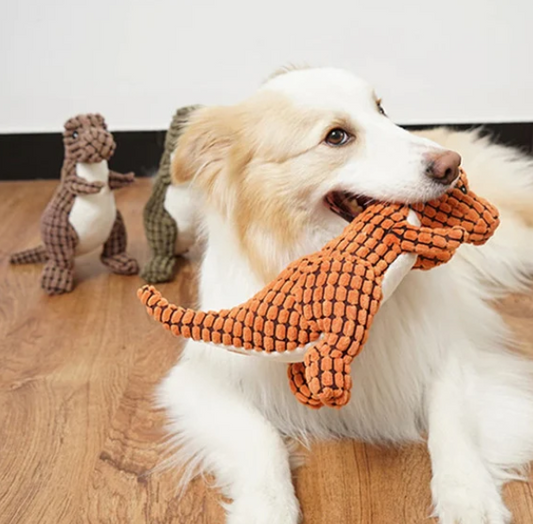 Ultra-Soft Plush Dinosaur For Pets